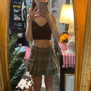 NWT Shinestar Tj Maxx plaid skirt